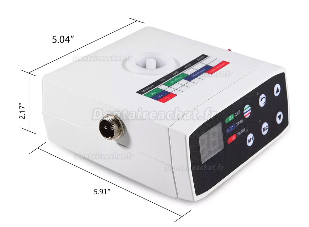 Micromoteur électrique dentaire sans balais à LED avec réservoir d'eau